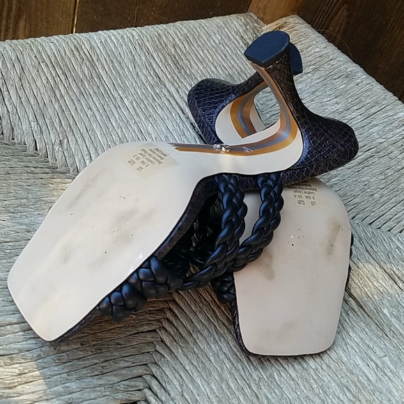 Majorie Sam Edelman Strappy Mule Leather Sandal - Picture 5 of 16